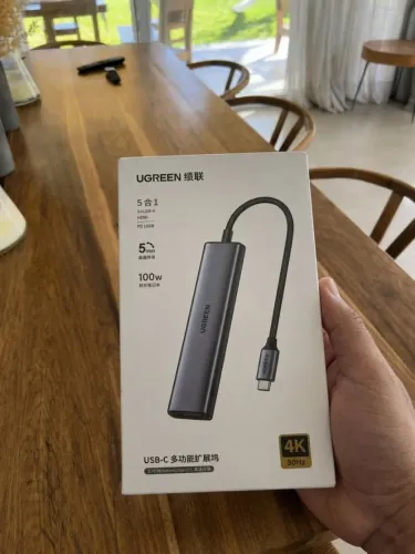 UGREEN Hub USB-C 5 em 1 4K HDMI PD 100W