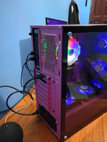 CPU Gamer Rosa Style I3 10°Geração 16 GB DDR4 