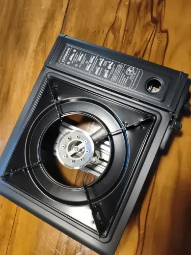 Fogareiro Portátil Acendimento Automático Com Maleta