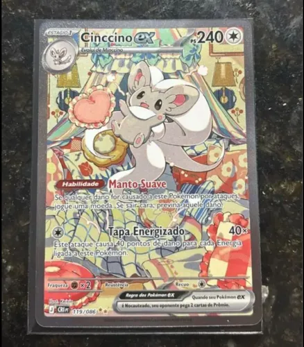Carta Pokemon Ciccino Ex (119/086) (NM) Carta Original CoPag
