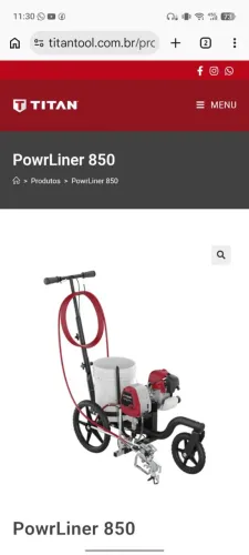 Máquina demarcação e pintura
