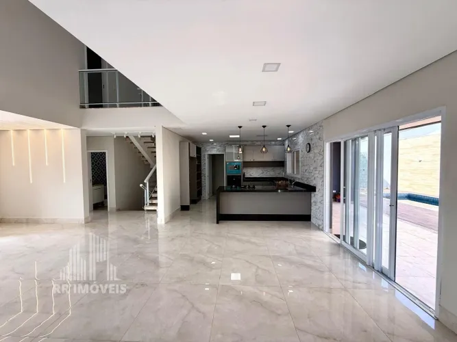 RR10424 Casa 287m² CONDOMÍNIO NEW VILLE - OPORTUNIDADE - 3 Suítes 6 Vagas - Santana de Par