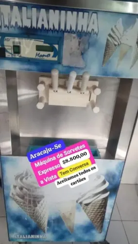 MÁQUINA DE SORVETE EXPRESSO ITALIANINHA