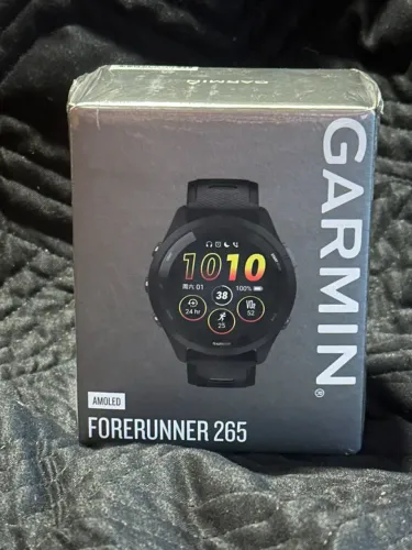 Garmin Forerunner 265 Preto Music - LACRADO, NOVO, No Plástico - Envio no Mesmo Dia