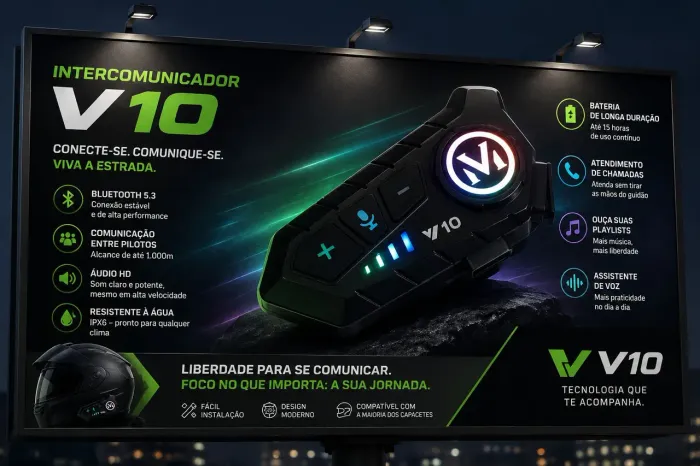 Fone para Capacete