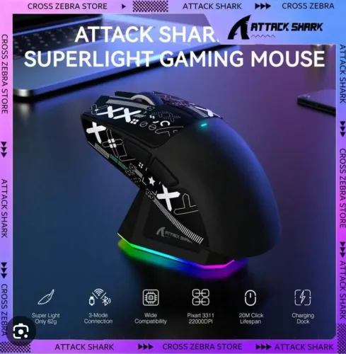 Mouse gamer attack shark x11