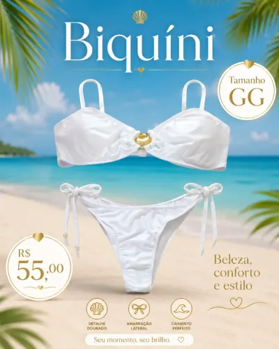 Venda de vestuário moda praia preços variados, acessórios e relógios
