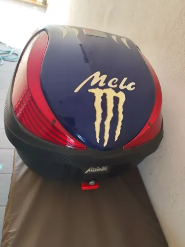 caixa baú moto com base