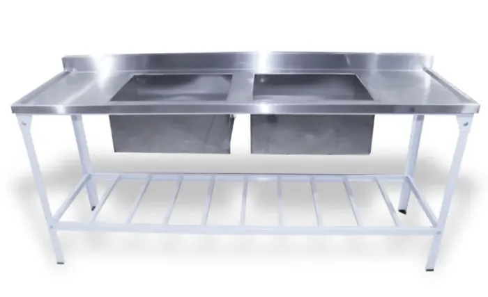 al - mesa inox 02 cubas 190 x 0.70