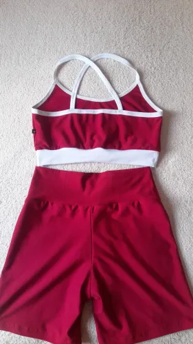 Conjunto fit vermelho