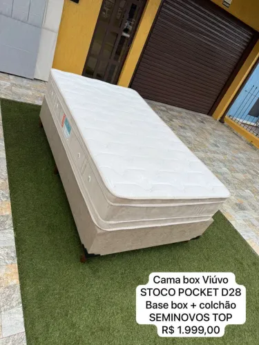 Cama de Viúva Seminova TOP! Entregamos 