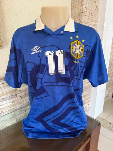 Camisa usada por Romário em jogo ano 1994