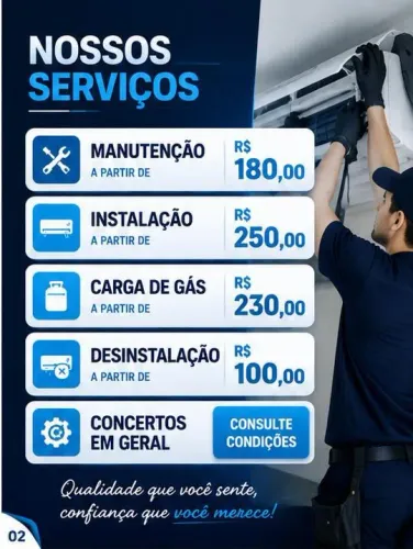 INSTALAÇÃO DE AR CONDICIONADO