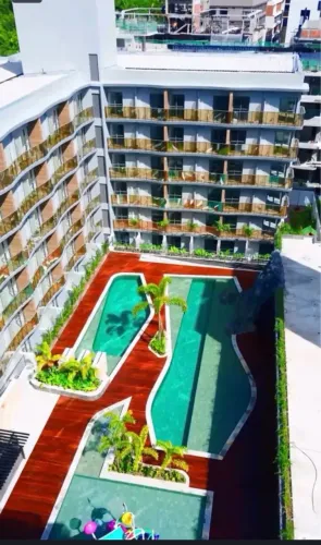 Flat mobiliado Acqualina Resort