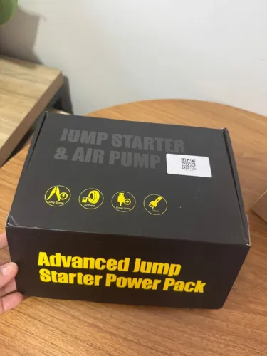 Auxiliar Partida Bateria 3000a Carro Moto Com Compressor Ar Emergência Portátil, Lanterna