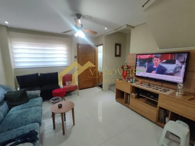 Vila Isolina Mazzei  Sobrado em Cond Fechado de 78 m², 3 dormitórios (1 suíte), Lavabo, Co