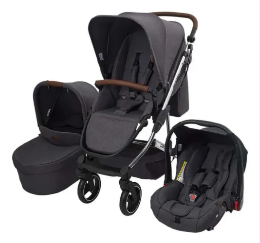 Travel System Como 4 Diamond - Carrinho+moisés - Abc Design