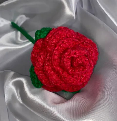 Flor de crochê
