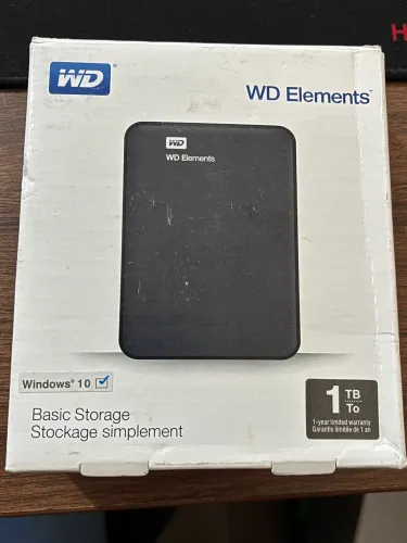 WD elements 1TB hd externo