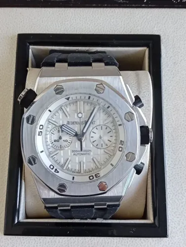 Relógio Audemars Piguet Royal branco