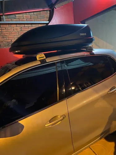 Bagageiro De Teto Thule Ocean 80 290 Litros Cor Preto