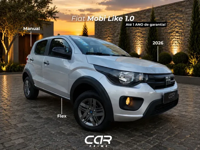 Fiat Mobi Like 1.0 Fire Flex 5P. 2026
