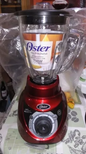 Liquidificador Oster Eletronico Dial Vermelho 220V Zero Km.*Leia o Anuncio