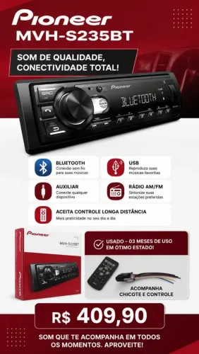 Pioneer mvh s235bt