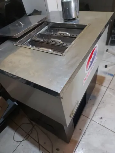 Máquina de picolé de três formas mais extratores e alinhador 