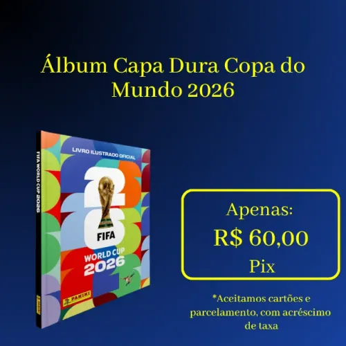 Álbum capa dura copa do mundo 2026