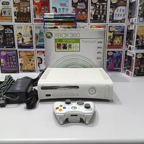Vendo Microsoft Xbox 360 FAT LT 60gb 24 jogos no HD Semi novo