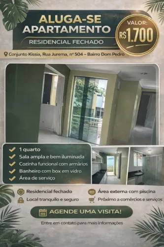Aluguel no Dom Pedro