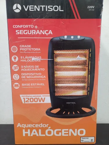 Aquecedor Halogeno Ventisol (VENDA SOMENTE NA LOJA)