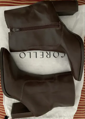 Bota Corello Original Couro Marrom Nº 34 - Como Nova Usada uma única vez