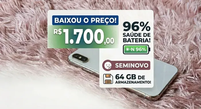 iPhone 64 GB Seminovo - Excelente Estado