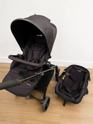 Carrinho para bebê + Assento para veículo - Travel System Magnific Trio da Safety 1st