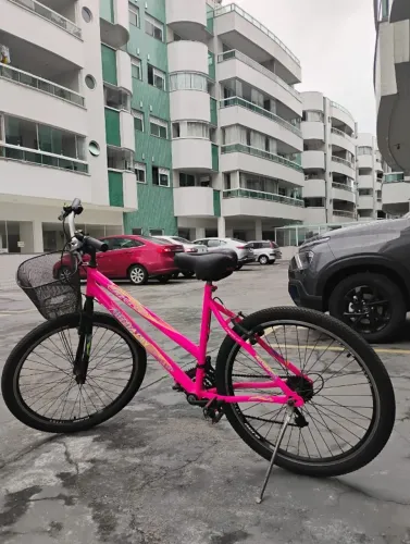 Bicicleta aro 24 revisada + banco novo