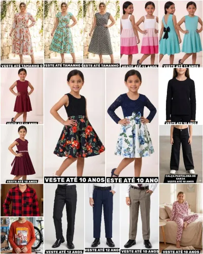 Roupas para Brechó 17 peças
