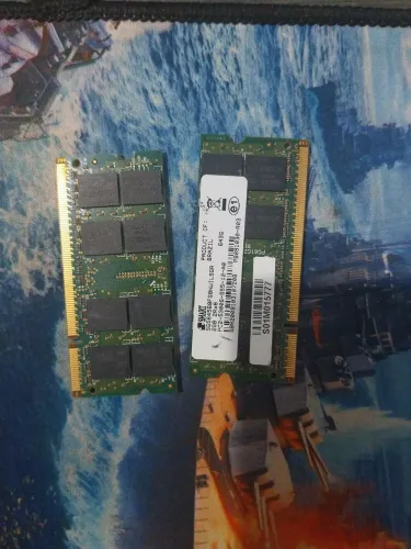 Vendo dois pente de memória ram DDR2 para notebook 2gb cada