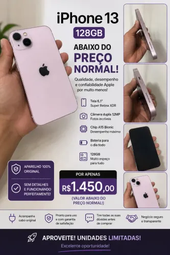 iPhone 13 128g PRA VENDER RÁPIDO