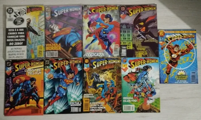 HQ Quadrinhos Super-Homem (2a Série Abril) - Completo em 46 Edições (0 a 45)