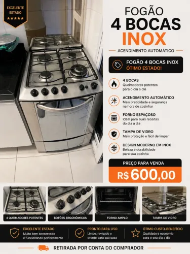 Fogão em ótimas condições