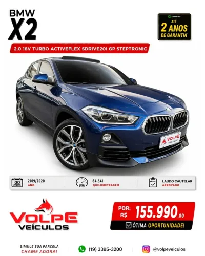 BMW X2 Sdrive 20I 2.0 TB 16V 192cv AUT 2020