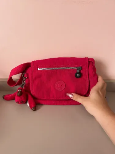 Bolsa da kipling rosa 