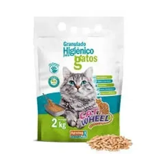 Granulado higiênico de madeira 2kg