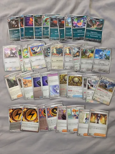 Lote 95 Cartas Pokémon - Coleção Escuridão Absoluta (Com Reverse Foil)