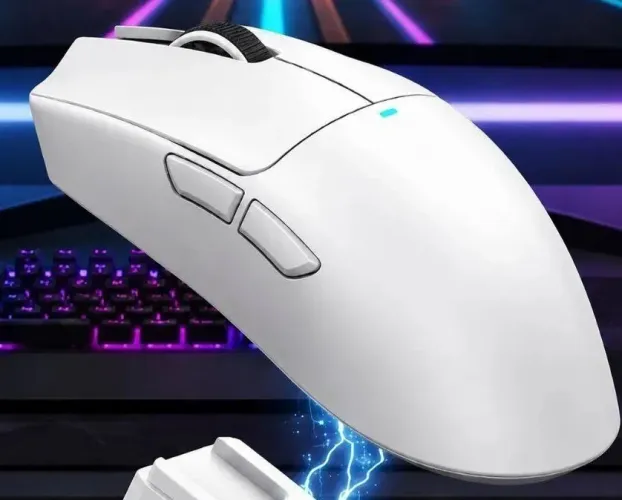 Combo DOIS Attack Shark X11 - 3 Modos com Dock de Carregamento, Sensor PAW3311