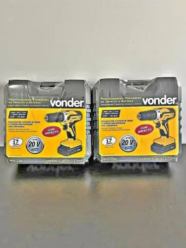 Furadeira Parafusadeira de Impacto Vonder 20V Nova