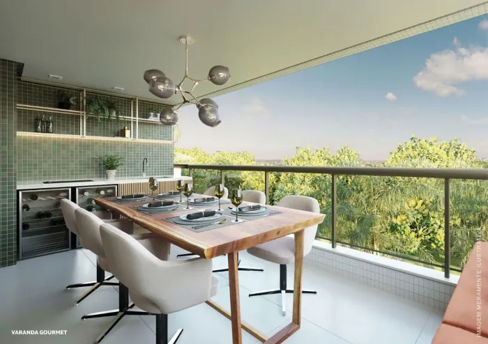 UM APARTAMENTO COM 4 QUARTOS DE ALTO PADRÃO E COM 50% DE AREA VERDE