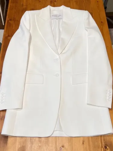 michael kors collection blazer offwhite feminino luxo italy 100% original 